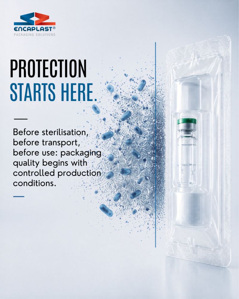 Encaplast®: packaging medicale prodotto in sala bianca ISO 8