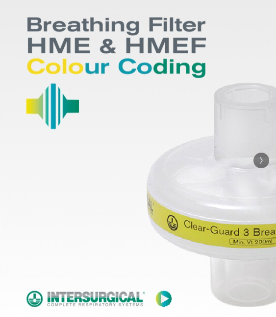 Intersurgical: filtri per la respirazione, HME e HMEF contro la contaminazione